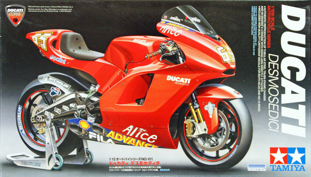 โมเดลมอเตอร์ไซด์ทามิย่า ขนาด 1/12 Tamiya TA14101 Ducati Desmosedici