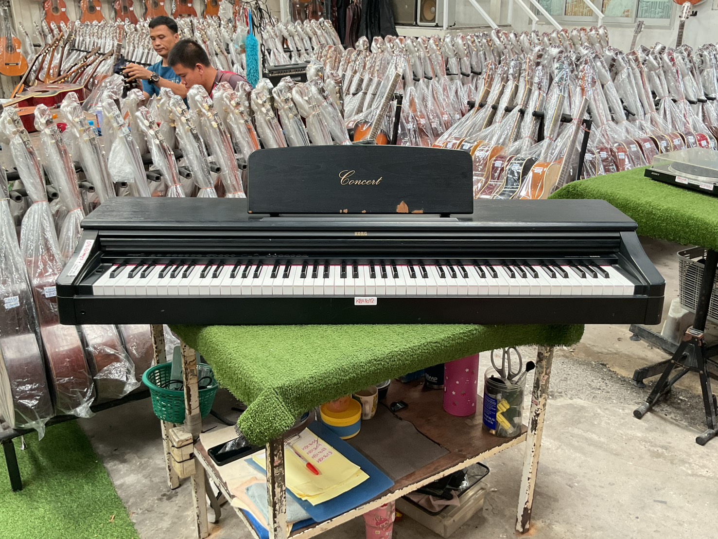 เปียโน KORG : C-35W สินค้าไม่พร้อมใช้งาน (ต้องซ่อม)