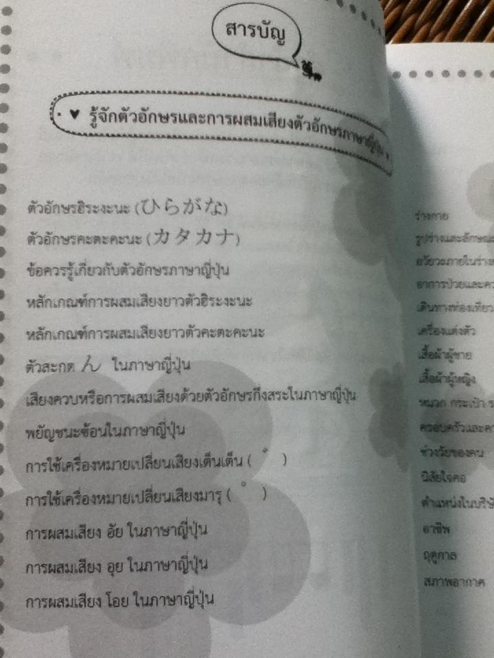 เรียนพูดภาษาญี่ปุ่นจากคำศัพท์/ เจนจิรา วรรษชล