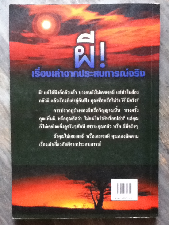 ผี เรื่องเล่าจากประสบการณ์จริง