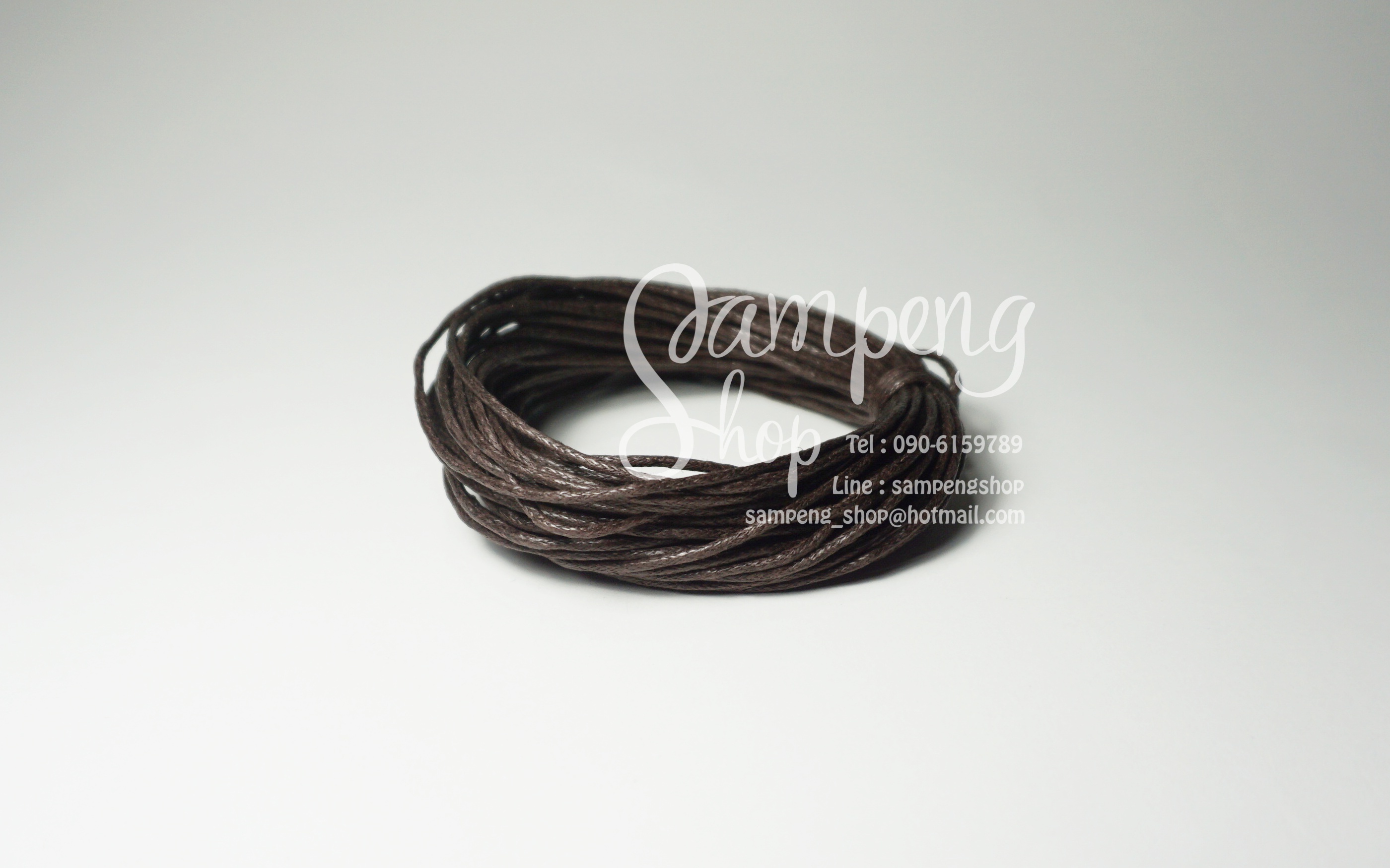 เชือกคอตตอน สีน้ำตาล 1.5มิล