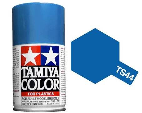 สีพ่นโมเดลรถ สีพ่นโครงรถ สีสเปรย์ทามิย่า Tamiya Spray Color TS-44 Brilliant Blue (100 ml)