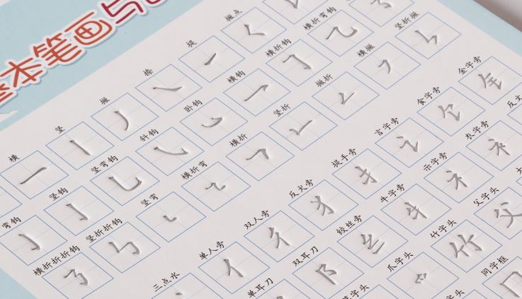 สมุดหัดเขียนภาษาจีนหมึกล่องหนระดับ 1 (สำหรับเด็กอนุบาล-ประถมศึกษา 1) 小学生1-3-6一年级儿童练字帖 Chinese Characters Practice Writing with the Invisible Ink (for Kindergarten-Primary School Grade 1)