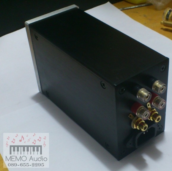 กล่องพาวเวอร์แอมป์ Mini Vertical Full aluminum chassis amplifier case enclosure