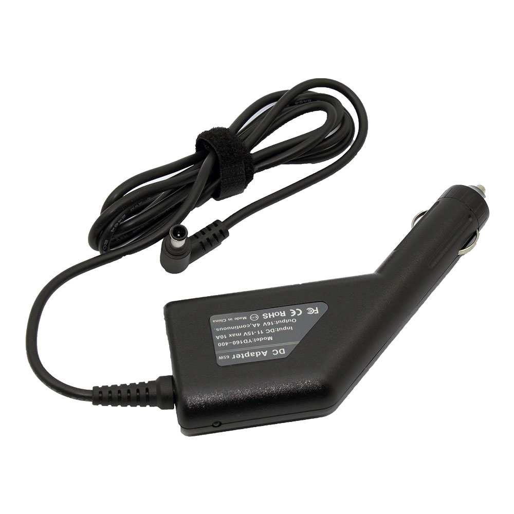 Adapter Notebook Sony 16V/4A (6.5mm) (ชาร์จไฟในรถยนต์)