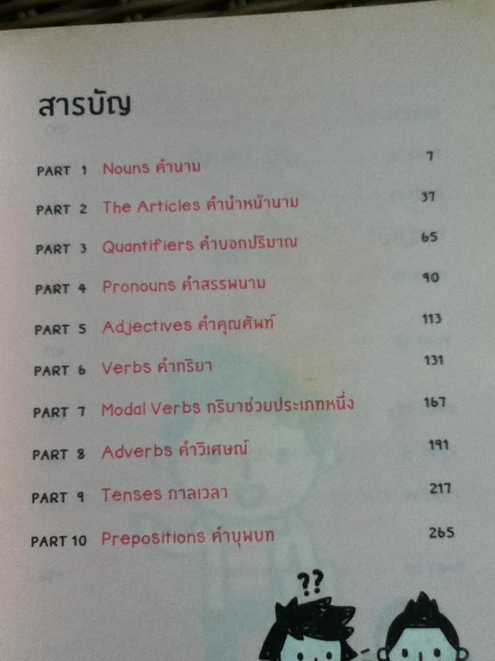 QUICK GRAMMAR ไวยากรณ์อังกฤษใช้เลย