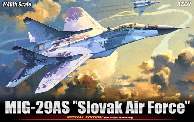 โมเดลเครื่องบินจำลอง Academy ขนาด 1/48 AC12227 MiG-29AS "Slovak Air Force"