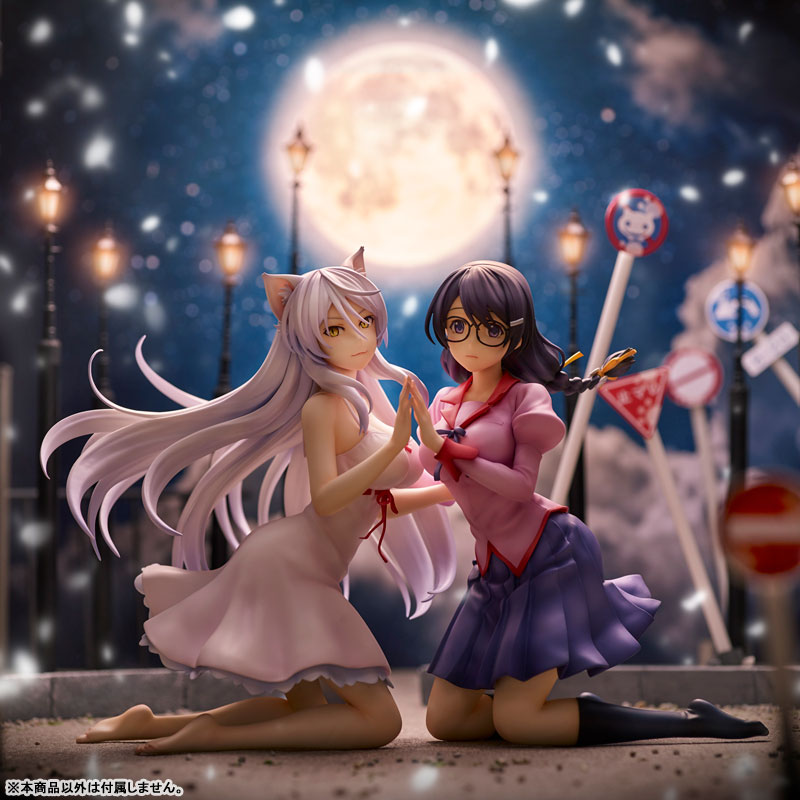 "Nekomonogatari" Tsubasa Hanekawa Set of 2 Complete Figure(Pre-order)