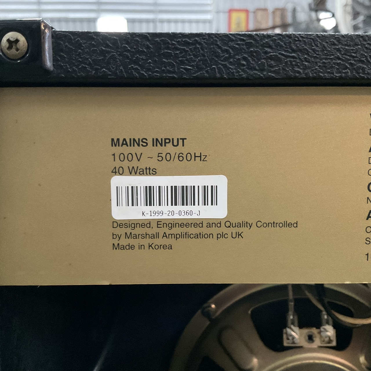 แอมป์กีต้าร์ Marshall : G10MK.II