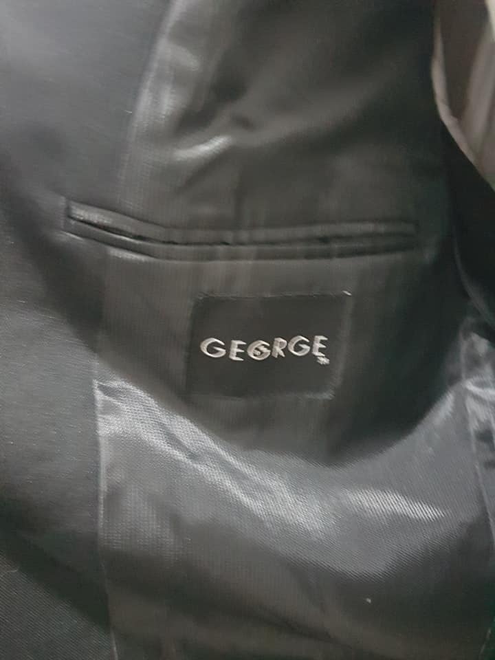 เสื้อสูทชาย นำเข้า แบรนด์ สีดำ GEGRGE อก 42 นิ้ว