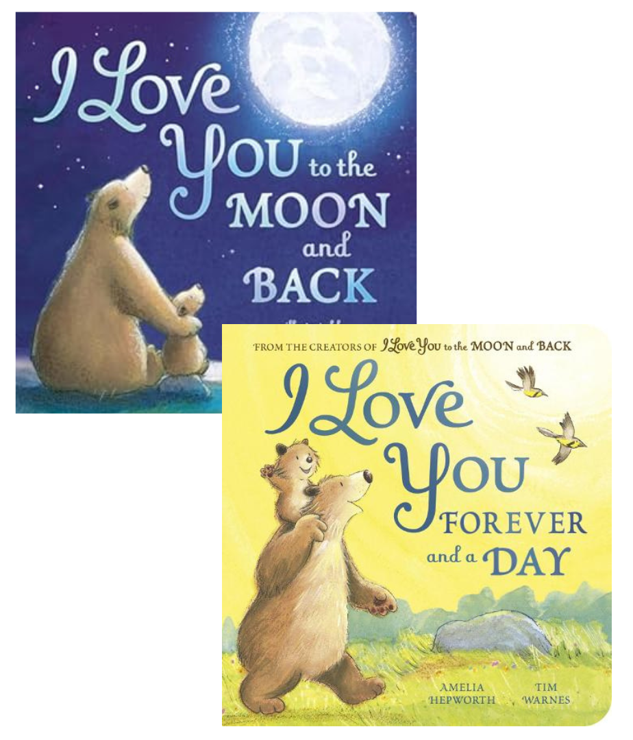 I LOVE YOU TO THE MOON AND BACK SERIES