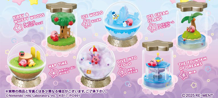 Kirby Terrarium Collection Kirbys Adventure 6Pack BOX(Pre-order)