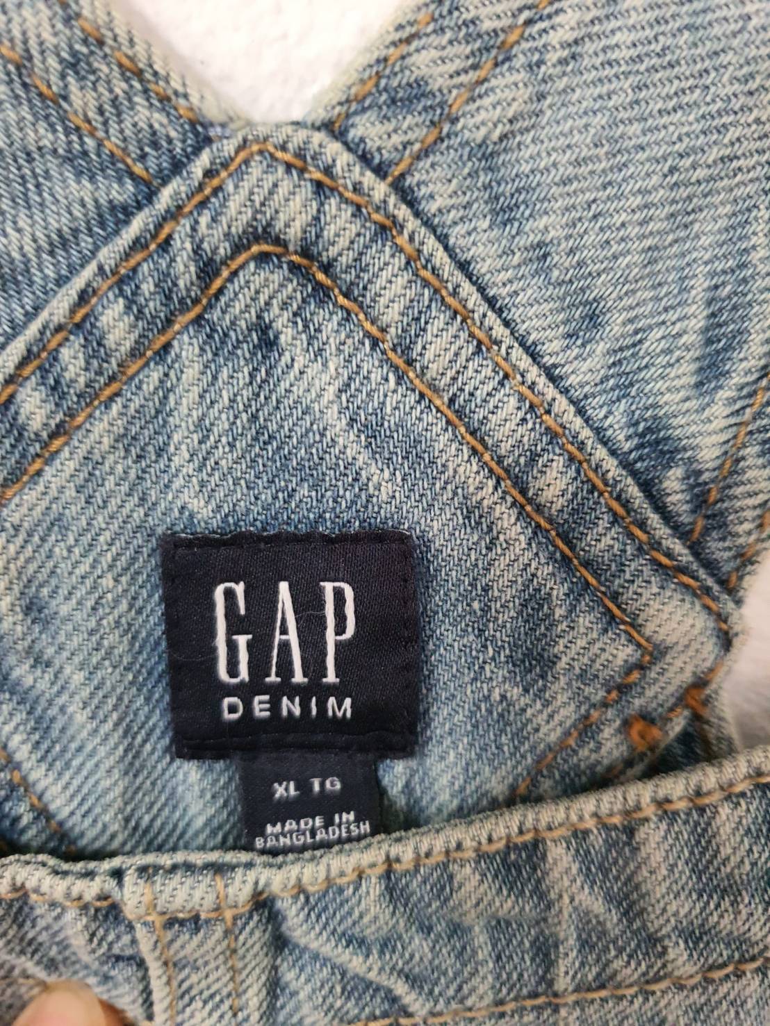 FF06236 ชุดเอี๊ยมยีนส์ มือสอง แบรนด์ GAP