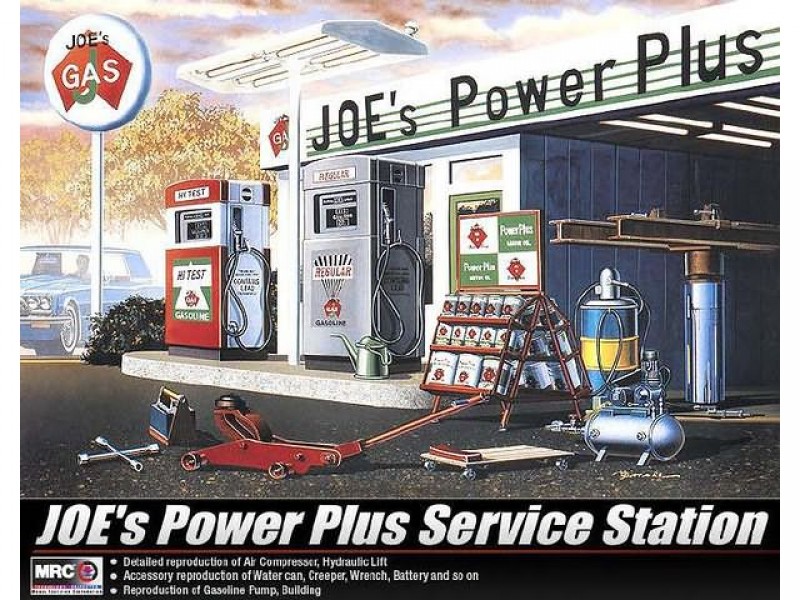 โมเดล Academy ขนาด 1/24 AC15122 JOE's Power Plus Service Station