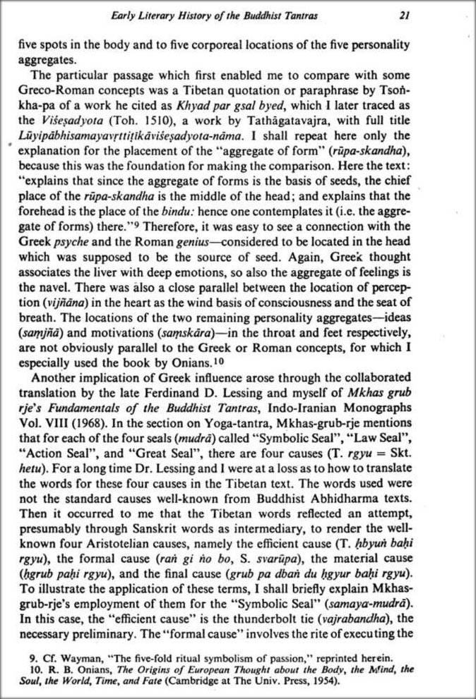 การริเริ่มพุทธศาสนา (The Buddhist Tantras)