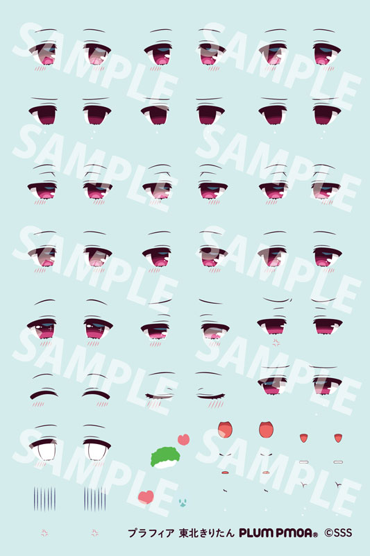 Plafia Tohoku Zunko Zundamon Project Tohoku Kiritan (Mini Figure Bundled Set) 1/12 Plastic Model(Pre-order)