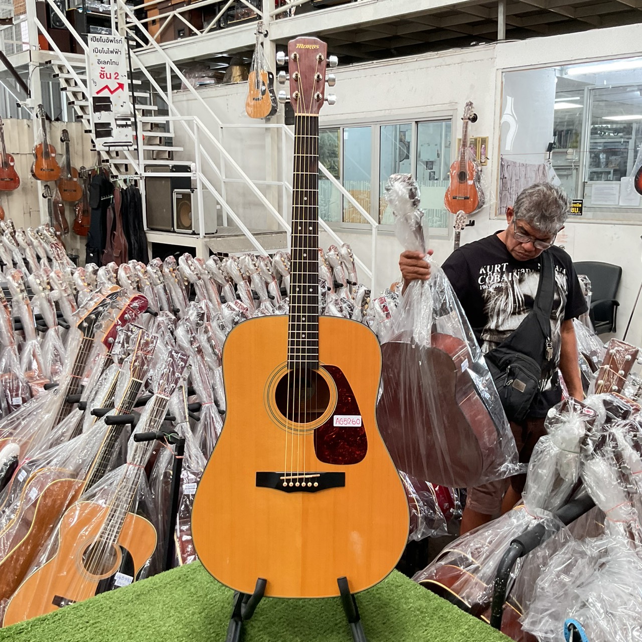 กีต้าร์โปร่ง MORRIS : M-01NAT