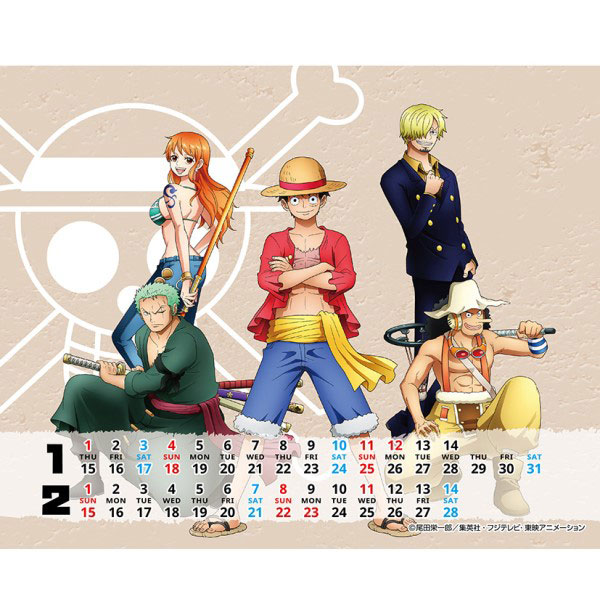 CL-013 2026 ONE PIECE Tabletop Calendar(Released)