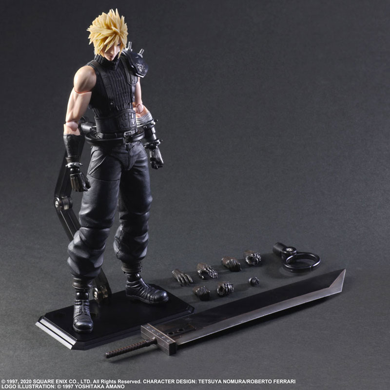 Final Fantasy VII Remake PLAY ARTS Kai Cloud Strife Version 2(In-Stock)