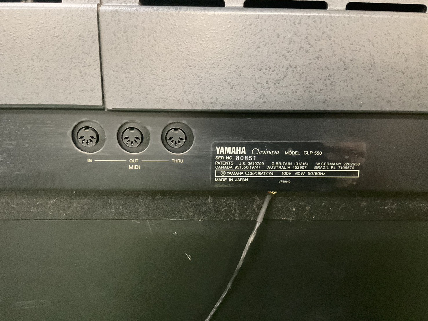 เปียโน YAMAHA : Clavinova CLP-550