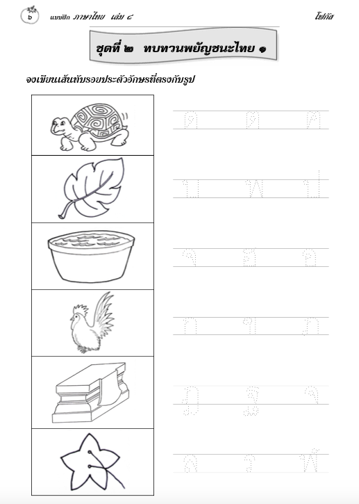 ภาษาไทย เล่ม 8 (อนุบาล3) สำนักพิมพ์โฟกัส
