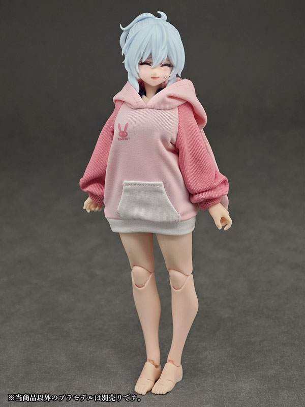 Party Animal Girl Loungewear Rabbit Hoodie (DOLL ACCESSORY)(Pre-order)