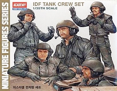 โมเดลฟิกเกอร์ Academy ขนาด 1/35 AC1380 IDF TANK CREW SET