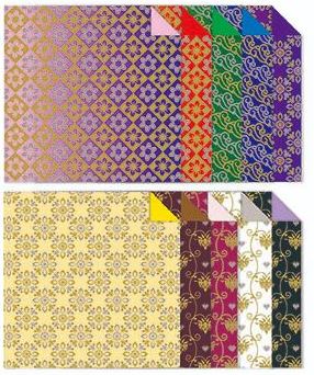 กระดาษลายเกาหลีแผ่นเล็ก (แบบที่ 1-4) Jong-i jeobgi