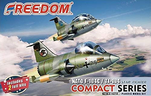 (Preorder) Freedom Model Kit Eggs Plane FDM162705 F104 & TF-104 star Fighter NATO (Compact Series) โมเดลเครื่องบินไข่
