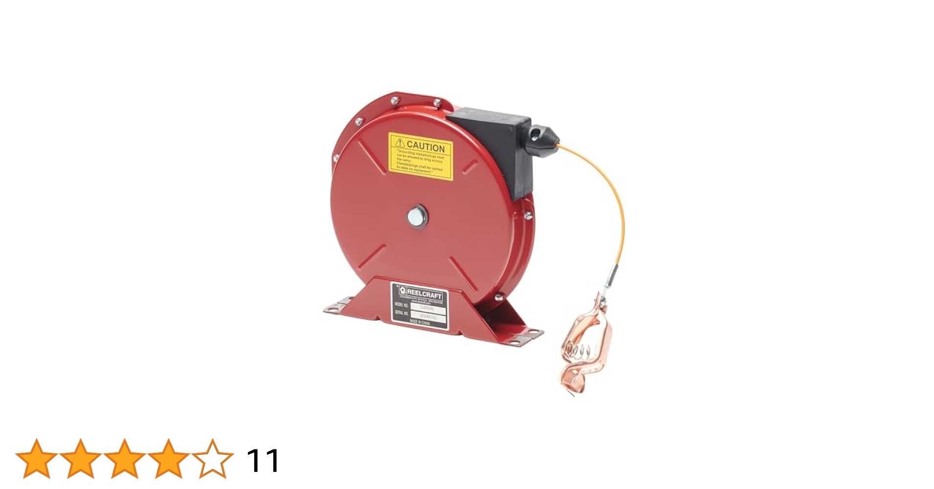 Reelcraft G 3050N Static Discharge Grounding Reel 50ft. With Cable
