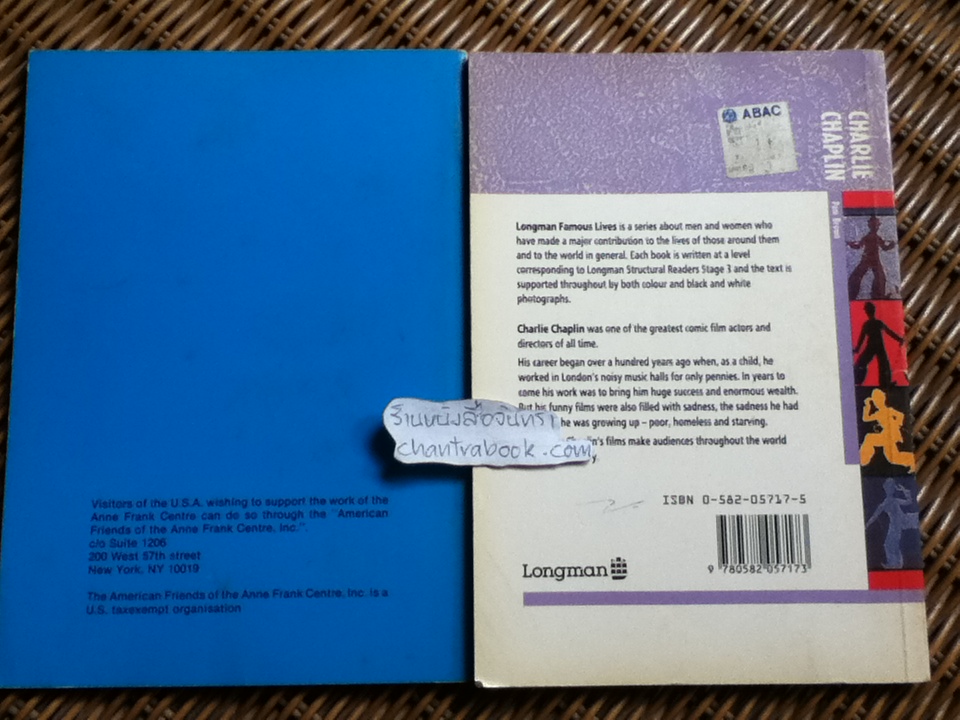 Anne Frank และ CHARLIE CHAPLIN รวม2เล่ม