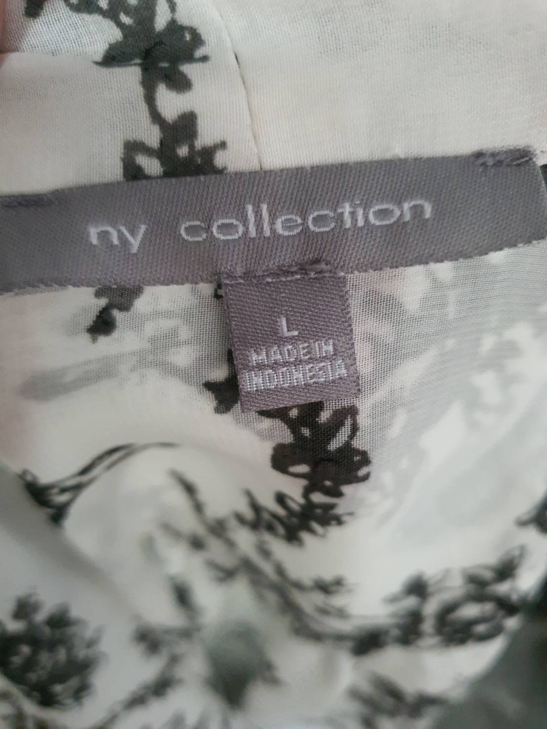 FF06385 เสื้อผ้ามือสอง ชีฟอง แบรนด์ NY collection อก 44 นิ้ว