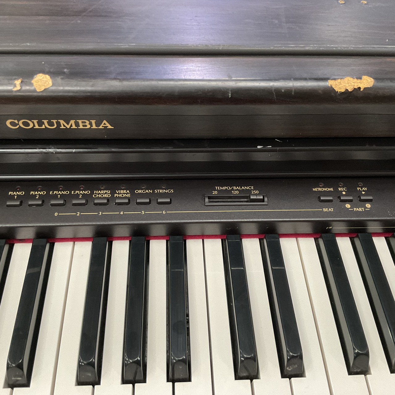 เปียโน COLUMBIA : EP-320 สินค้าไม่พร้อมใช้งาน (ต้องซ่อม)