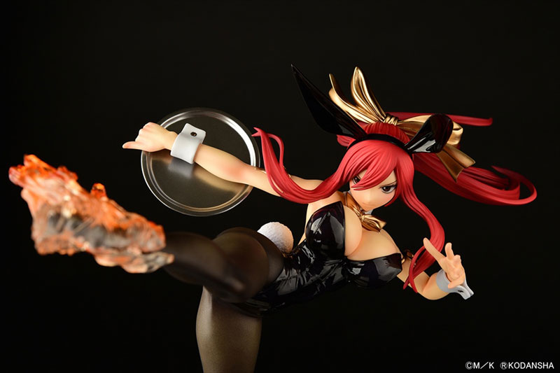 FAIRY TAIL Erza Scarlet High Kick ver. Black Bunny 1/6 Complete Figure(Pre-order)(Single Shipment)