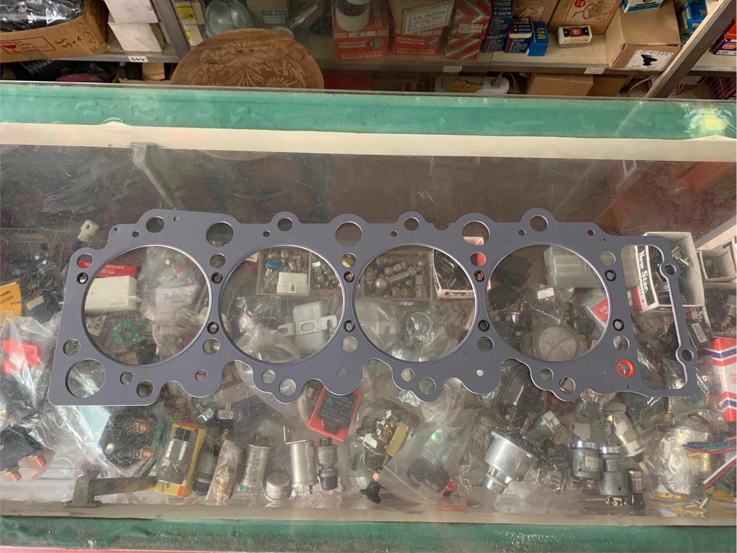 ประเก็นฝาสูบ ISUZU 4HG1 เหล็ก หนา 2.5 mm 2 mm