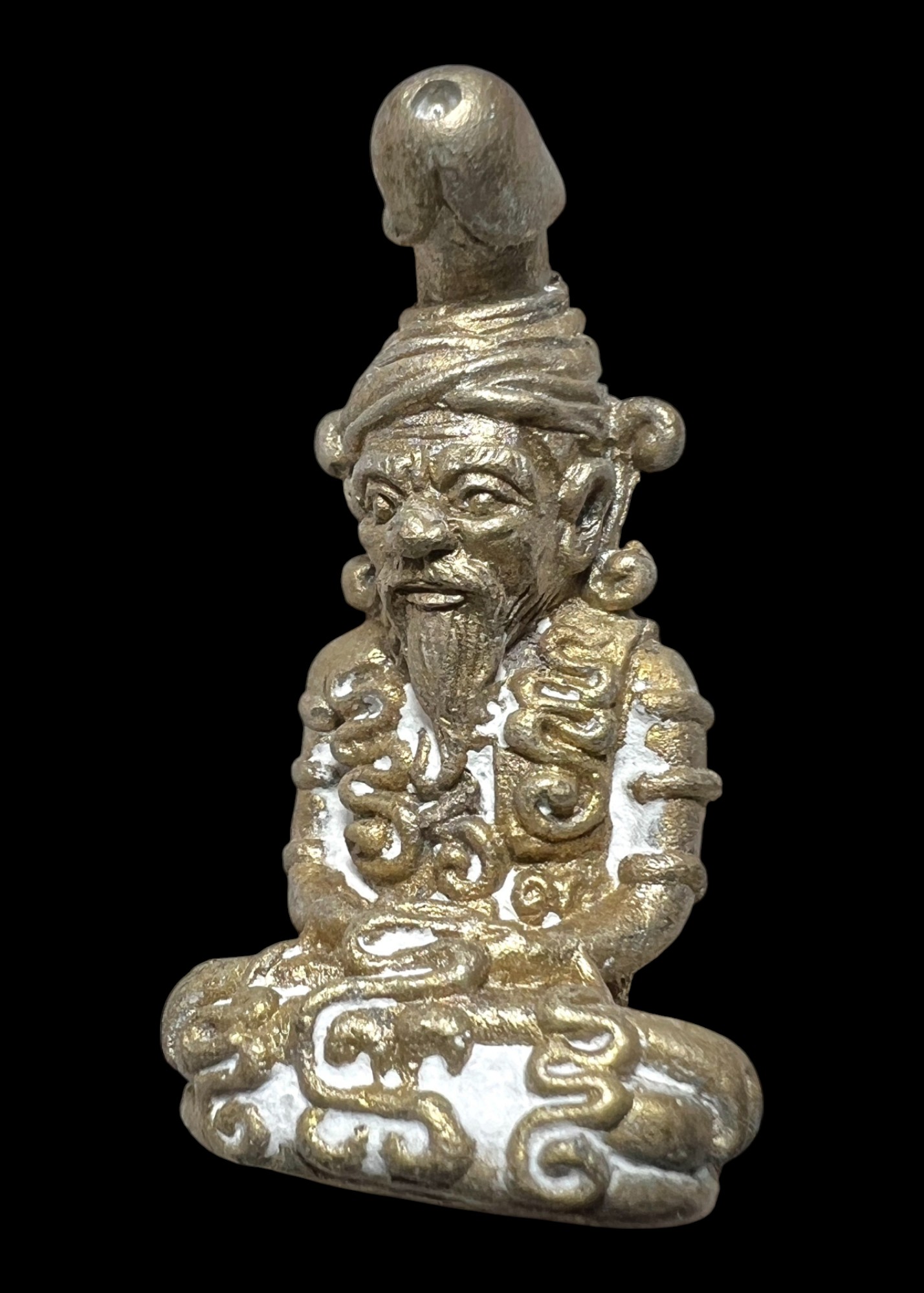 ฤาษีนกเค็ด (รุ่น:มหายันต์ไหว้ครู ๖๘, เนื้อชนวน) Lersi Nok Khet. (series:Maha Yant Wai Kru 68, bronze material) SKU-03765