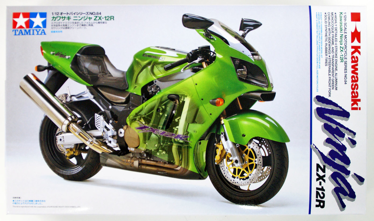 โมเดลมอเตอร์ไซด์ทามิย่า ขนาด 1/12 Tamiya TA14084 Kawasaki Ninja ZX-12R
