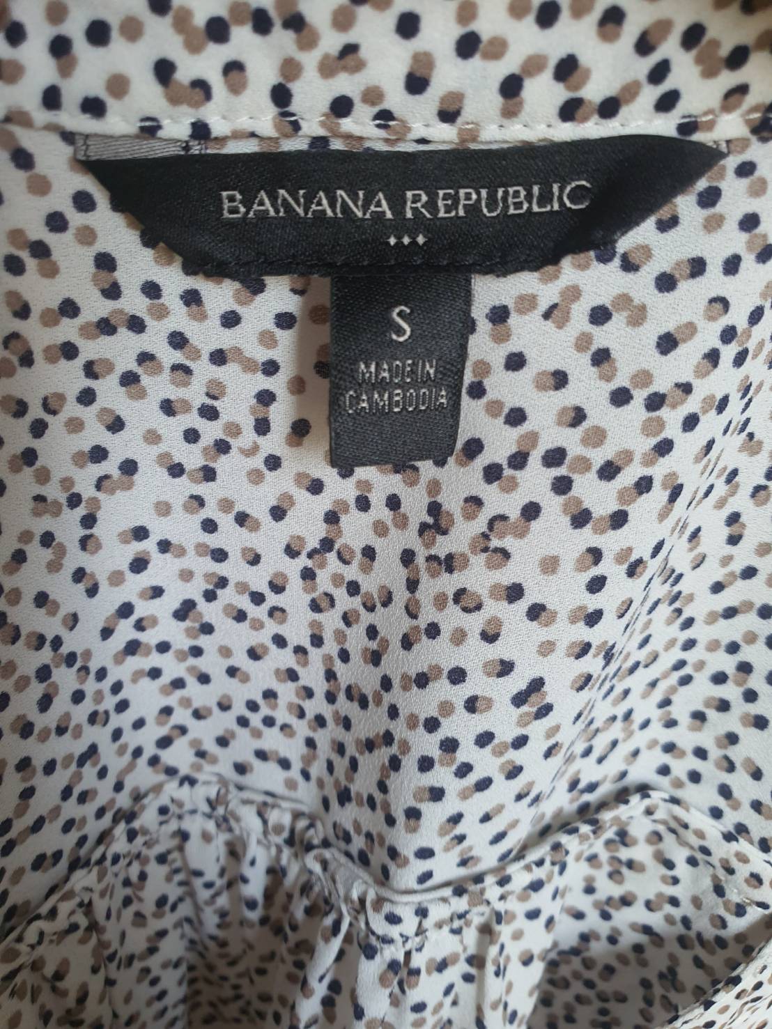 FF05278 เสื้อผ้ามือสอง ชีฟอง แบรนด์ BANANA REPUBLIC อก free-38 นิ้ว