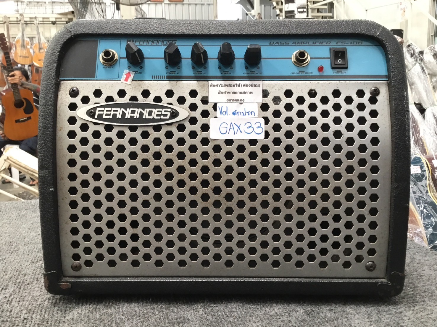แอมป์เบส FERNANDES : FS-10B สินค้าไม่พร้อมใช้งาน (ต้องซ่อม)