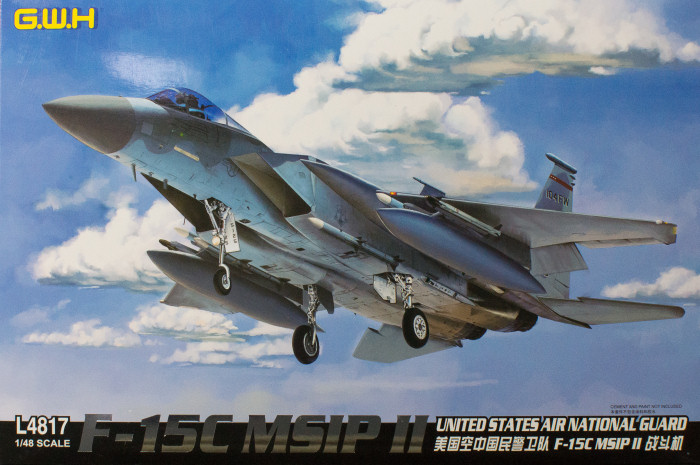 โมเดลเครื่องบิน Great Wall Hobby 1/48 L4817 F-15C MSIP II United States Air National Guard