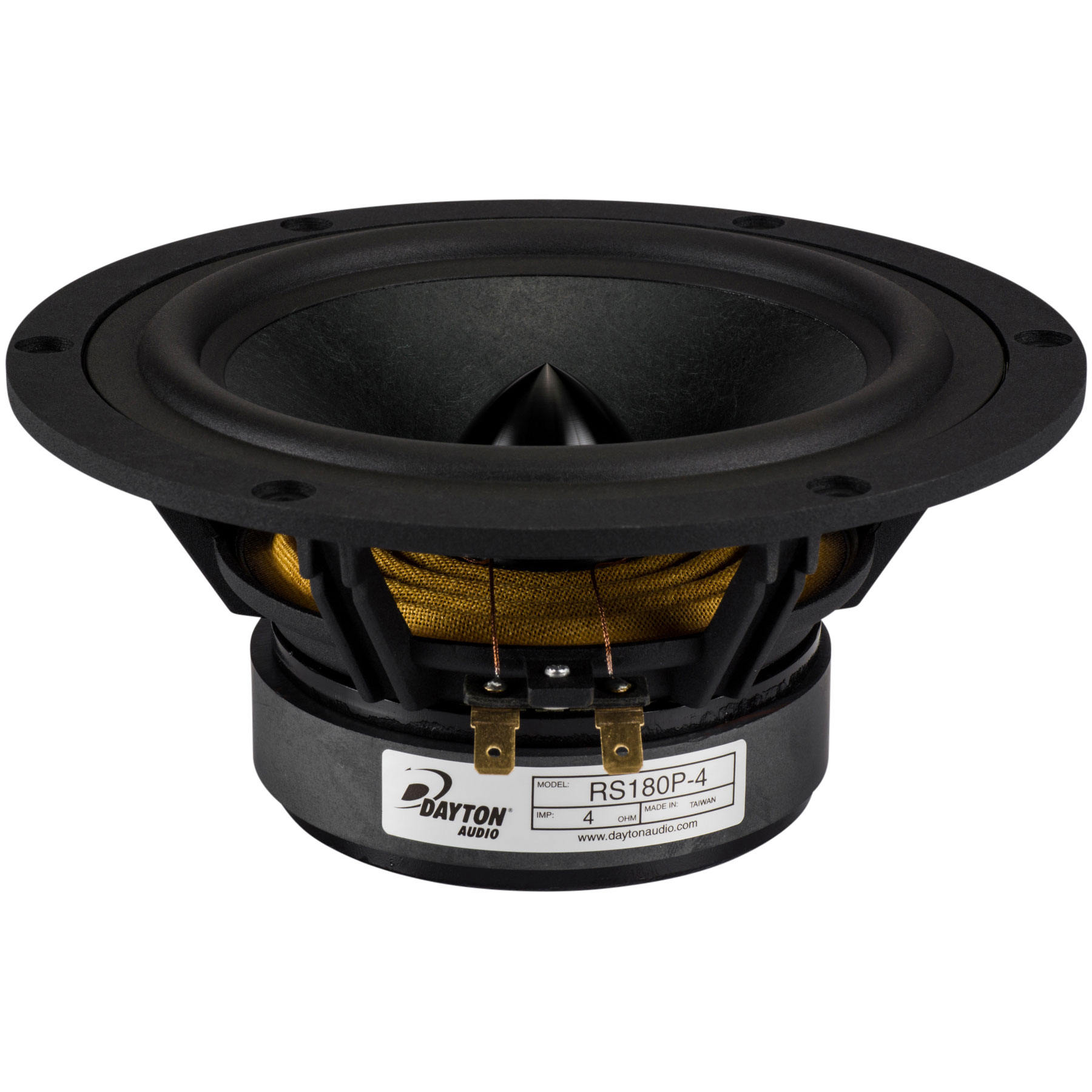 Dayton Audio RS180P-4 7" Reference Paper Woofer 4 Ohm
