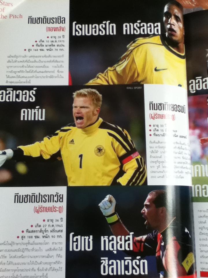 คู่มือฟุตบอลโลกอย่างเป็นทางการ ฉบับพรีวิว 2002 FIFA WORLD CUP KOREA JAPAN และ รวมภาพสีสันบอลโลก