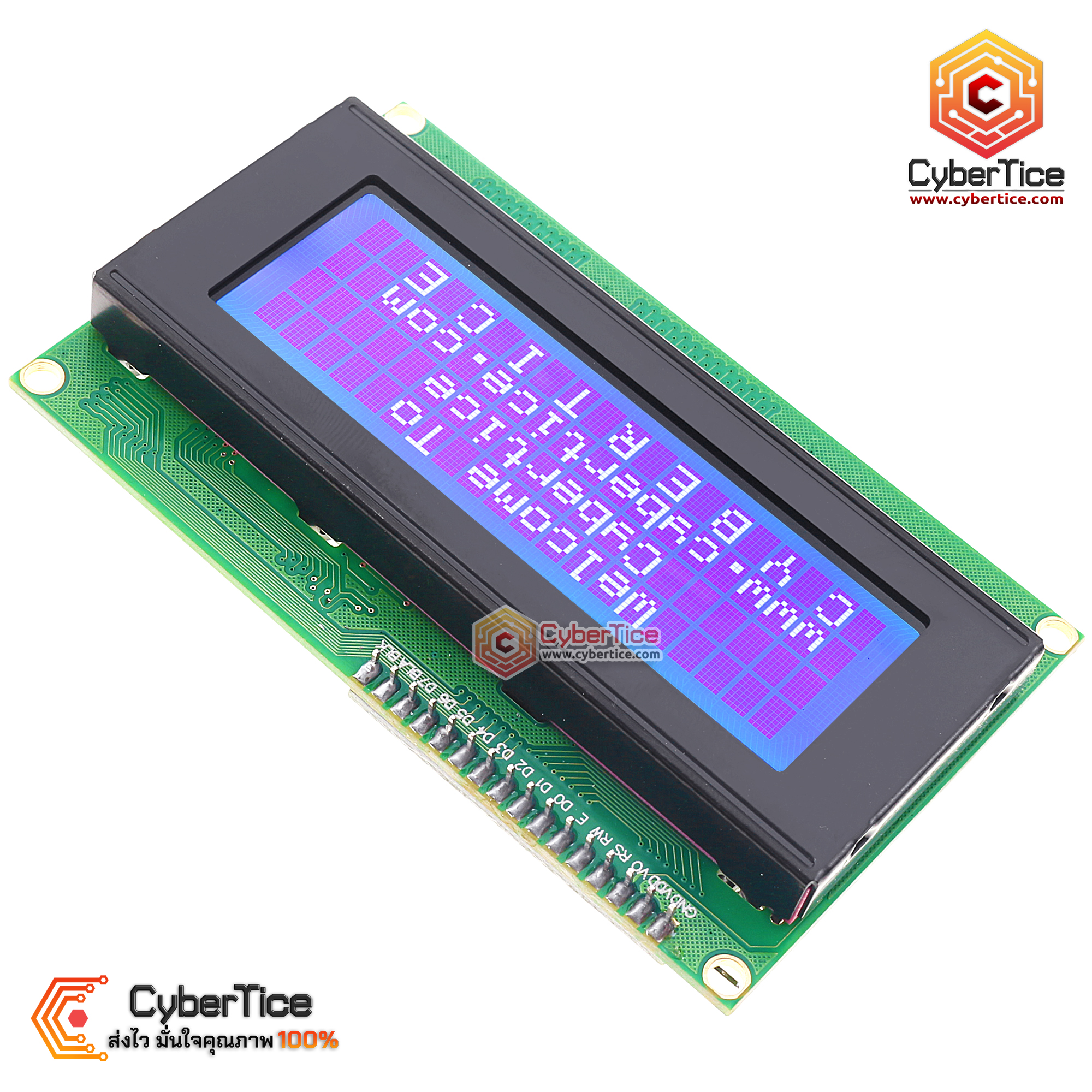 LCD 2004 Blue Screen 20x4 พร้อม I2C Interface โมดูลจอแสดงผลตัวอักษร LCD ...
