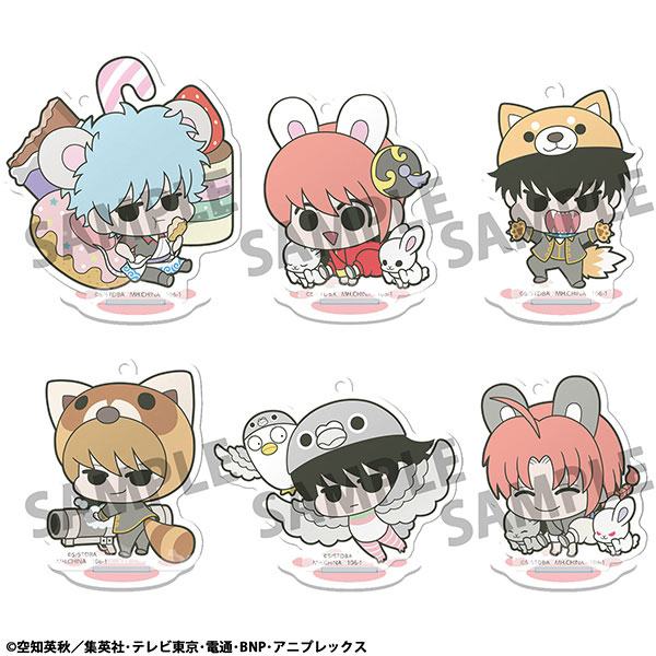 Acrylic Stand Gintama Hata-ouji no Animal Paradise 6Pack BOX(Pre-order)