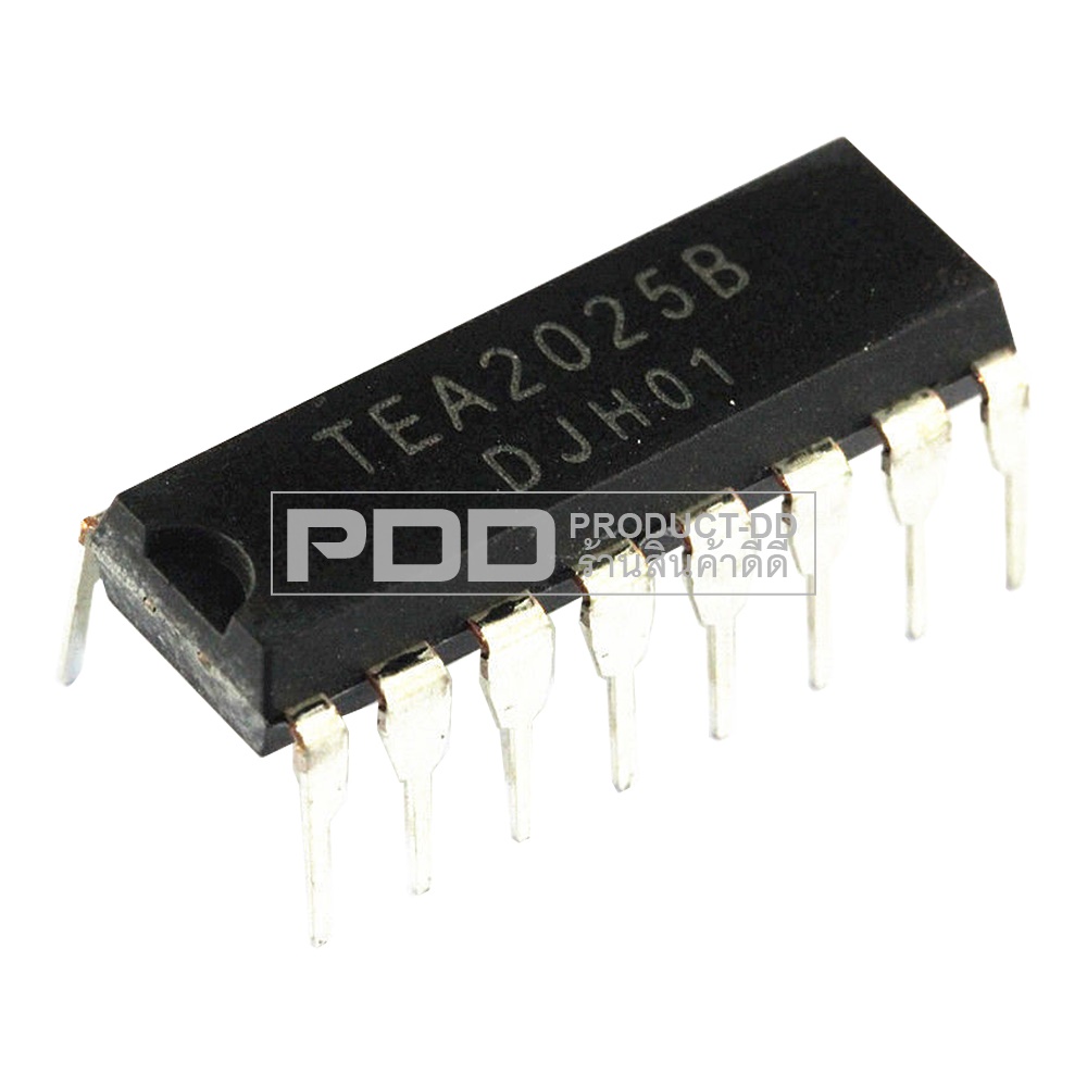 IC TDA2025B ไอซีขยายเสียง กำลังขยาย 2x2.3W Dual Low Voltage Power Amplifier ไฟ DC 3-15V