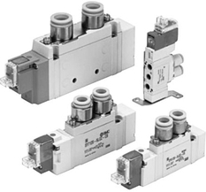 5/3 WAY DOUBLE SOL VALVE, SMC, SY3320-5LZD-M5