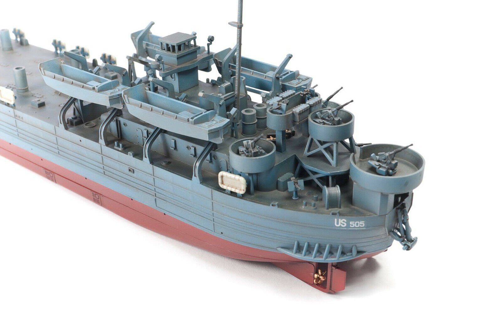โมเดลเรืออู่ลำเลียงพลสะเทินน้ำสะเทินบก AFV Club ขนาด 1/35 SE73519 LST, LST-491 CLASS