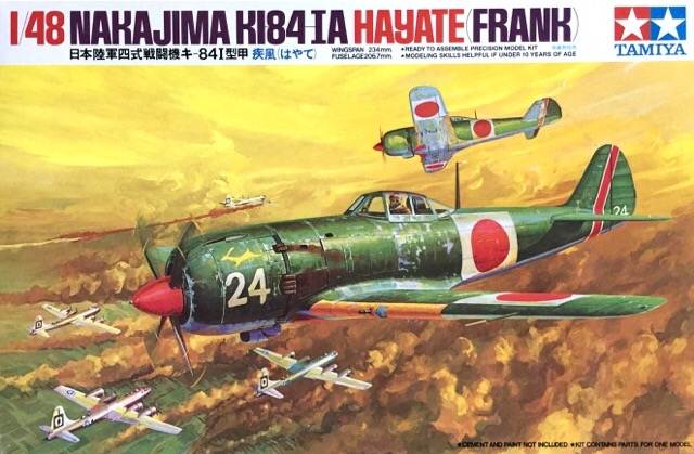 โมเดลเครื่องบิน Tamiya ขนาด 1/48 TA61013 Nakajima KI84 IA Hayate (Frank)