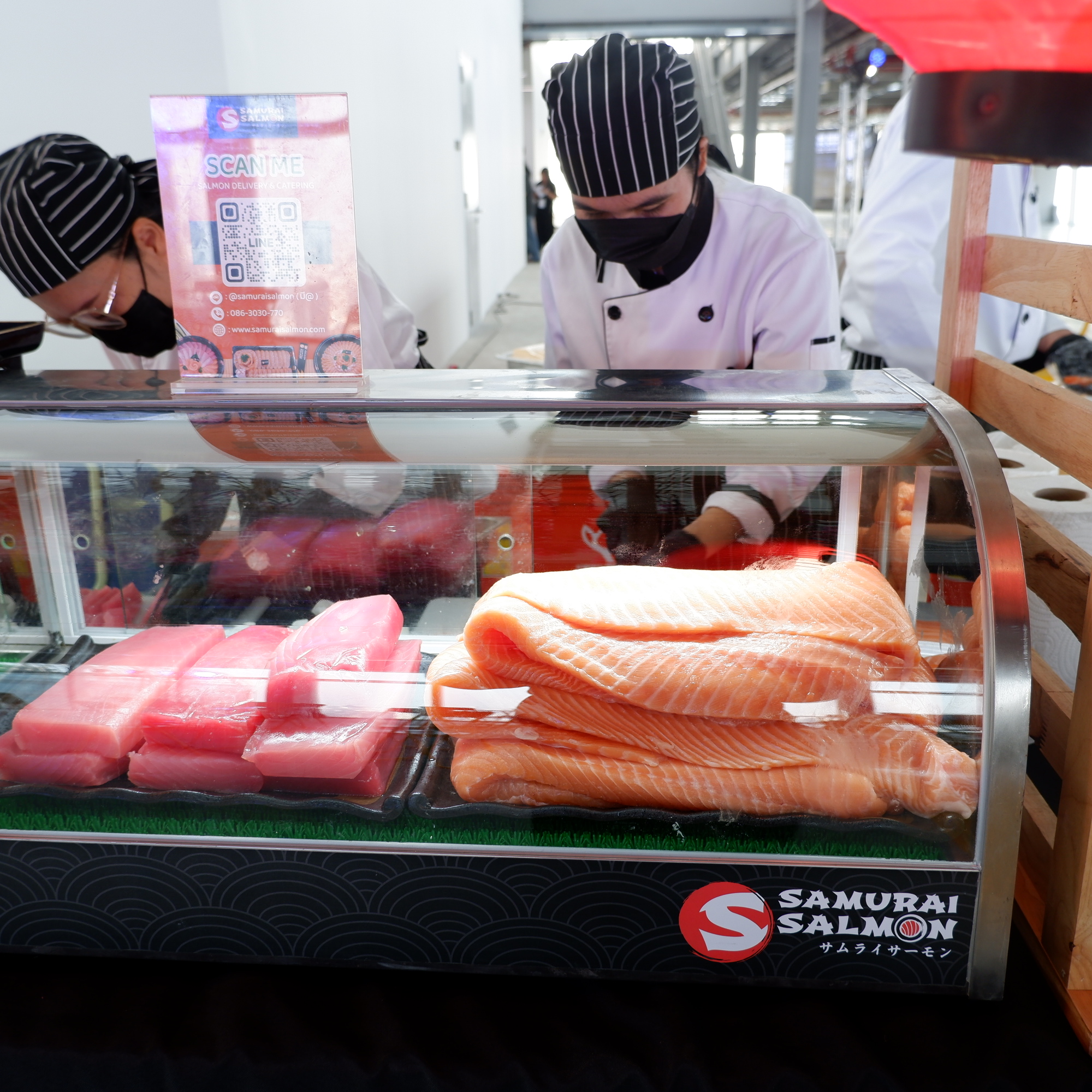 รับจัดเลี้ยงอาหารญี่ปุ่น ซูชิ ซาซิมิ แซลมอน นอกสถานที่ ณ One Bangkok เขตปทุมวัน