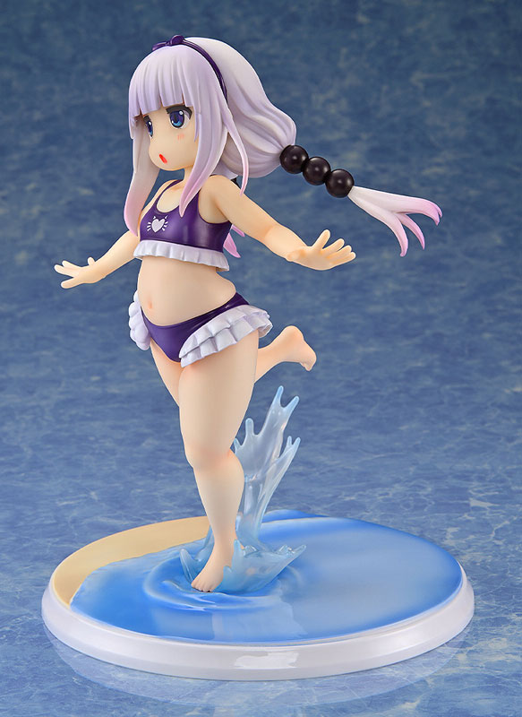 Miss Kobayashi's Dragon Maid Kanna Kamui: Excited to Wear a Swimsuit at Home Ver. (Purple) 1/6 Complete Figure(Pre-order)